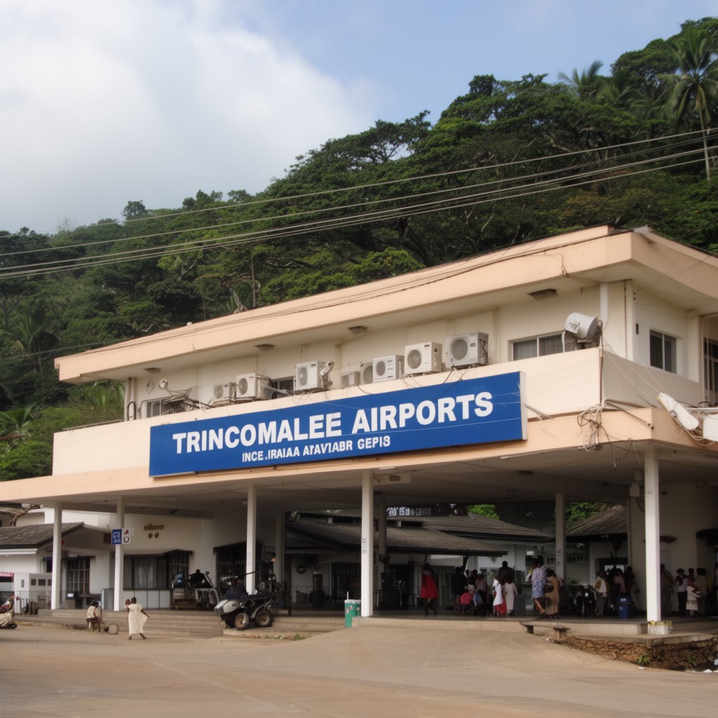 AI-generated illustration of Trincomalee Airport