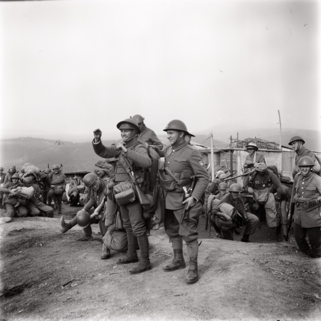 AI-generated illustration of Canadian Expeditionary Force
