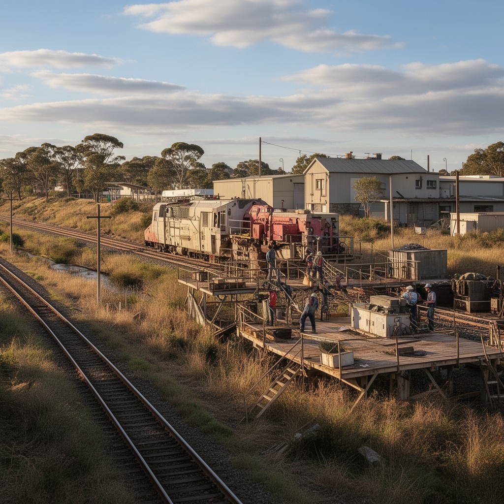 AI-generated illustration of Australian Rail Track Corporation