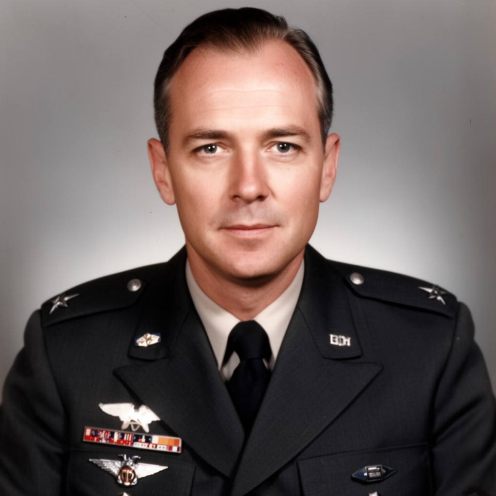 AI-generated illustration of Haywood S. Hansell