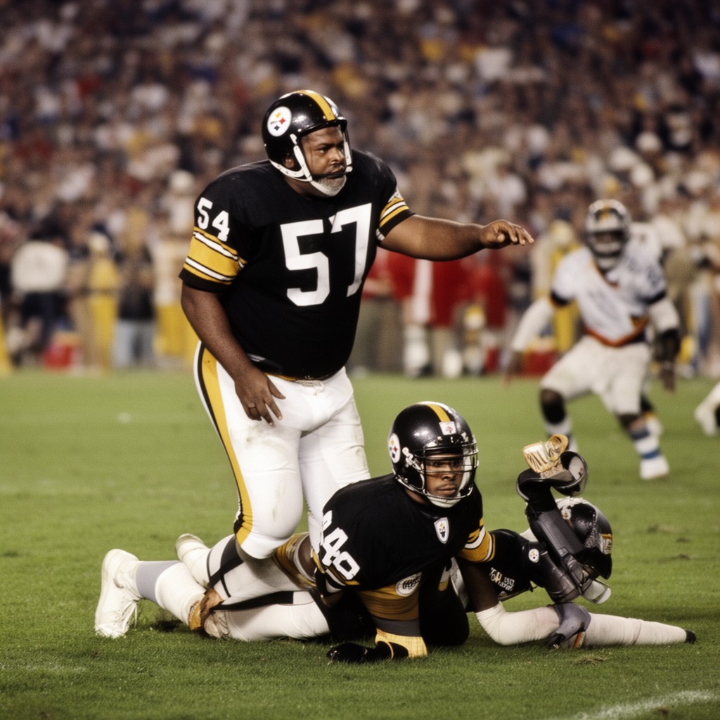 AI-generated illustration of Joe Greene
