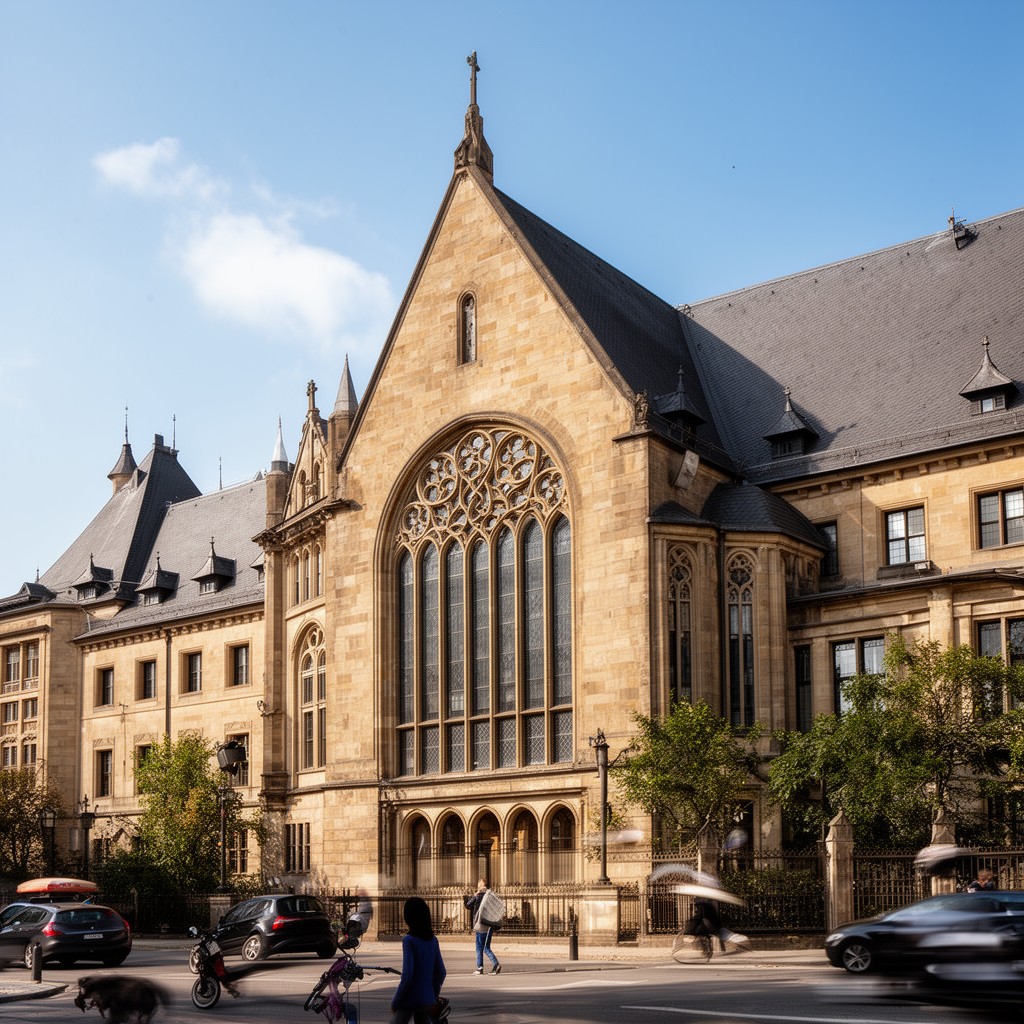 AI-generated illustration of Faculty of Law