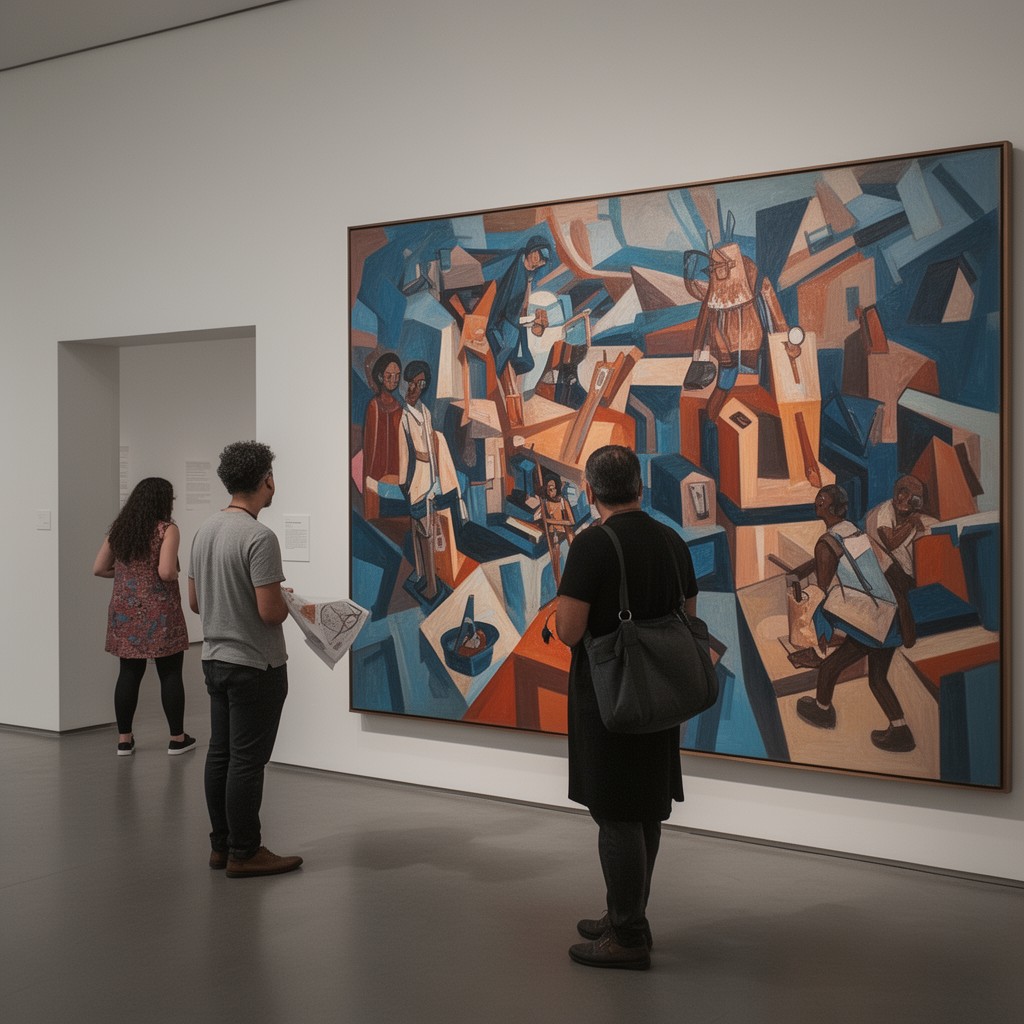 AI-generated illustration of International Art Department