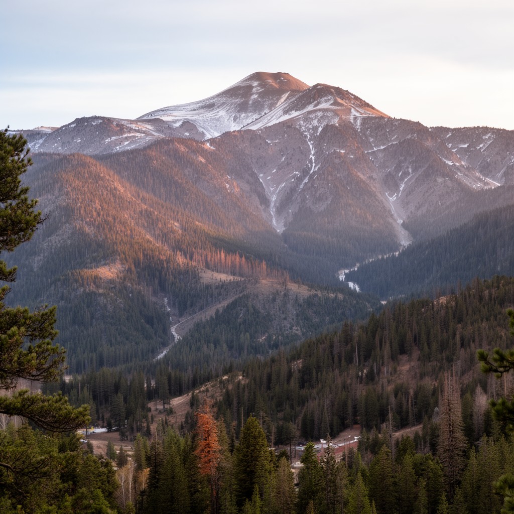 AI-generated illustration of San Bernardino Mountains