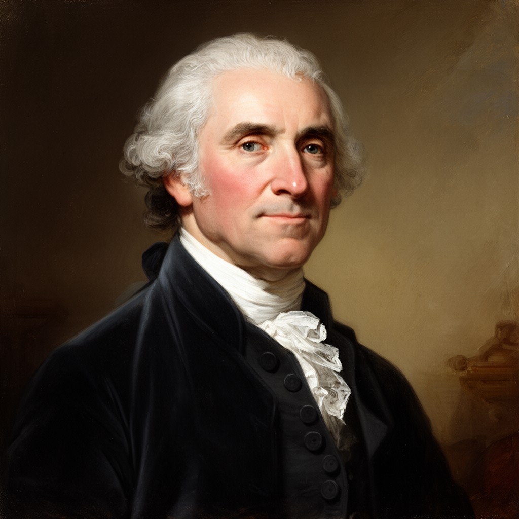 AI-generated illustration of George Washington