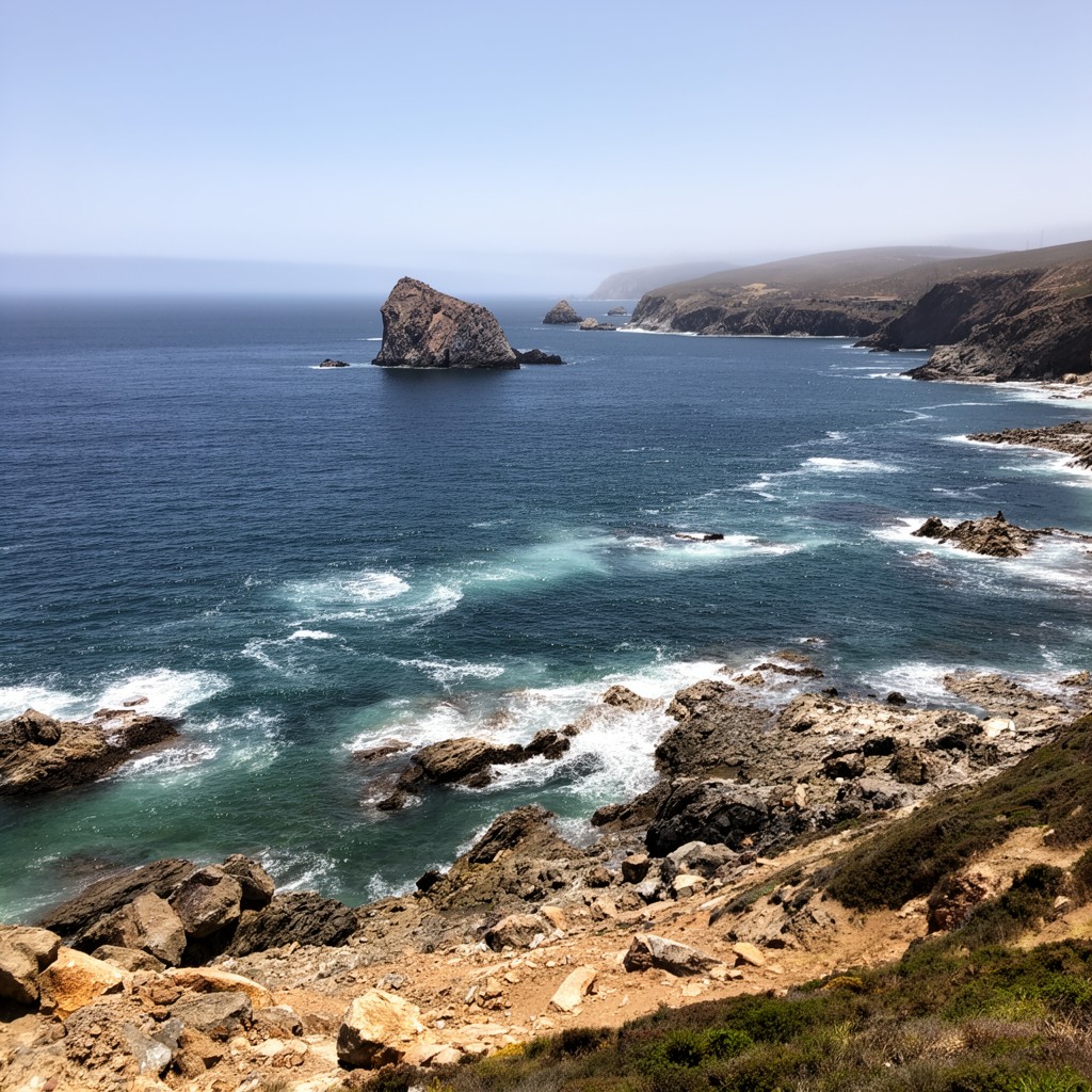 AI-generated illustration of Channel Islands National Park