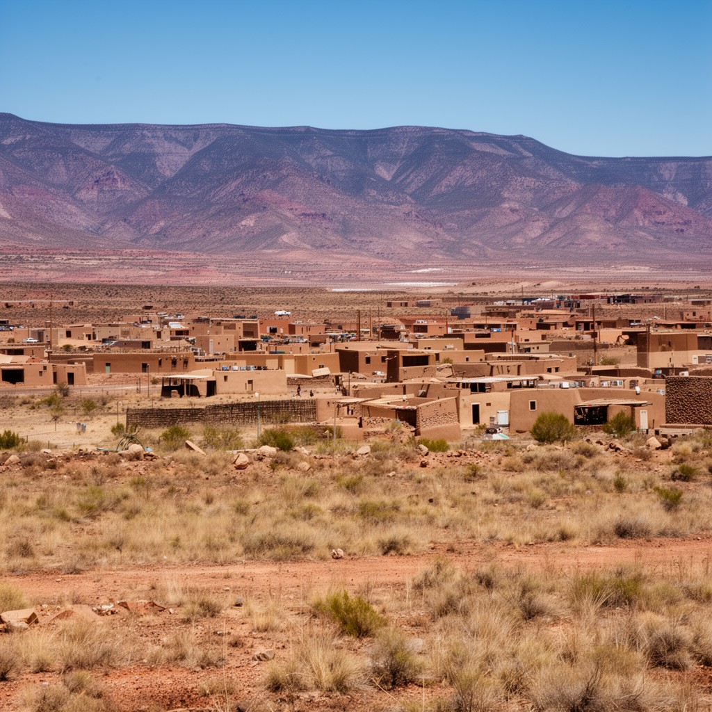 AI-generated illustration of Zuni Reservation