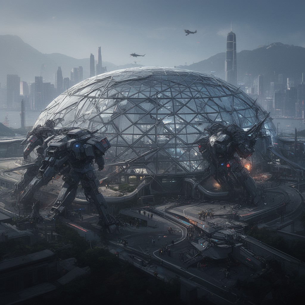 AI-generated illustration of Hong Kong Shatterdome