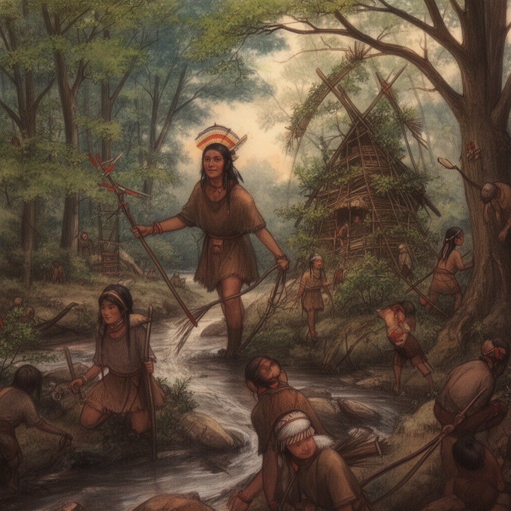 AI-generated illustration of Eastern Woodlands