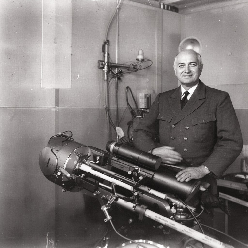 AI-generated illustration of weaponeer: William S. Parsons