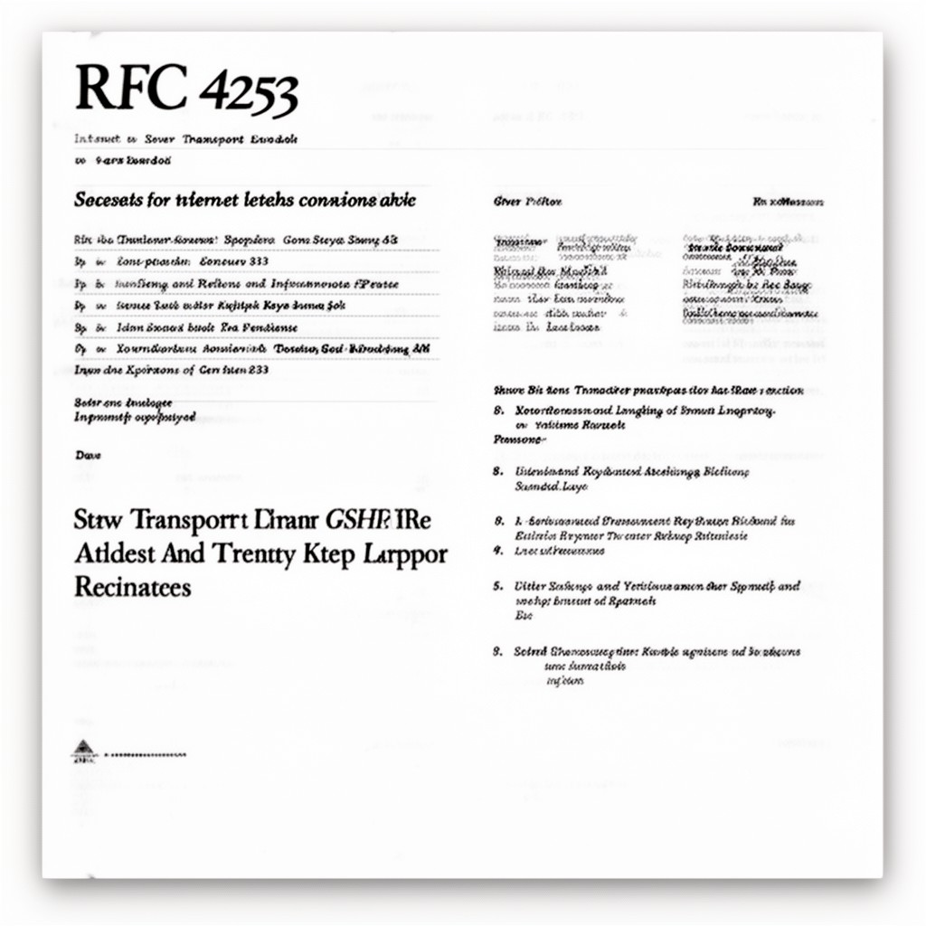 AI-generated illustration of RFC 4253