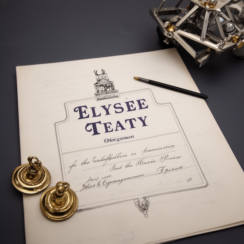 AI-generated illustration of Élysée Treaty