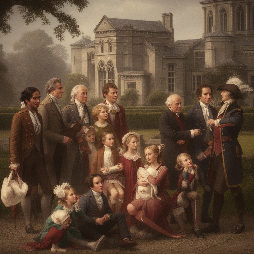 AI-generated illustration of Coke family