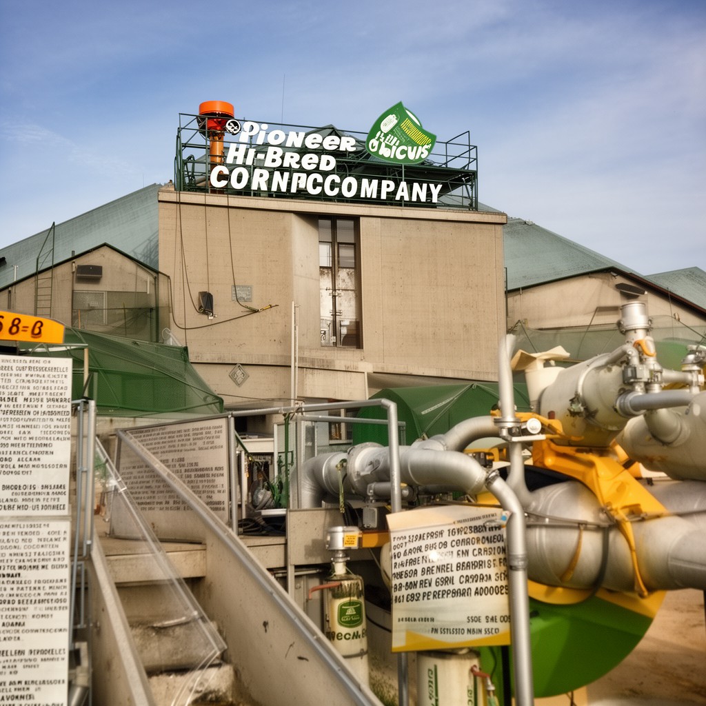 AI-generated illustration of Pioneer Hi-Bred Corn Company