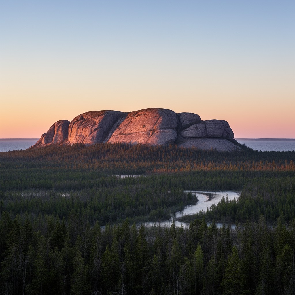 AI-generated illustration of Sleeping Giant