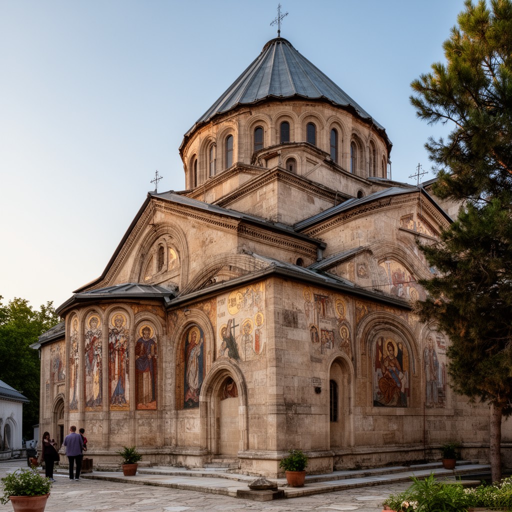 AI-generated illustration of Gračanica Monastery