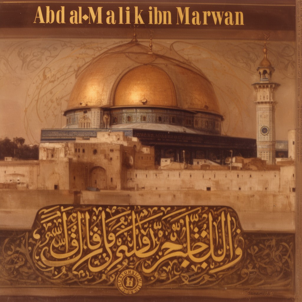 AI-generated illustration of Abd al-Malik ibn Marwan
