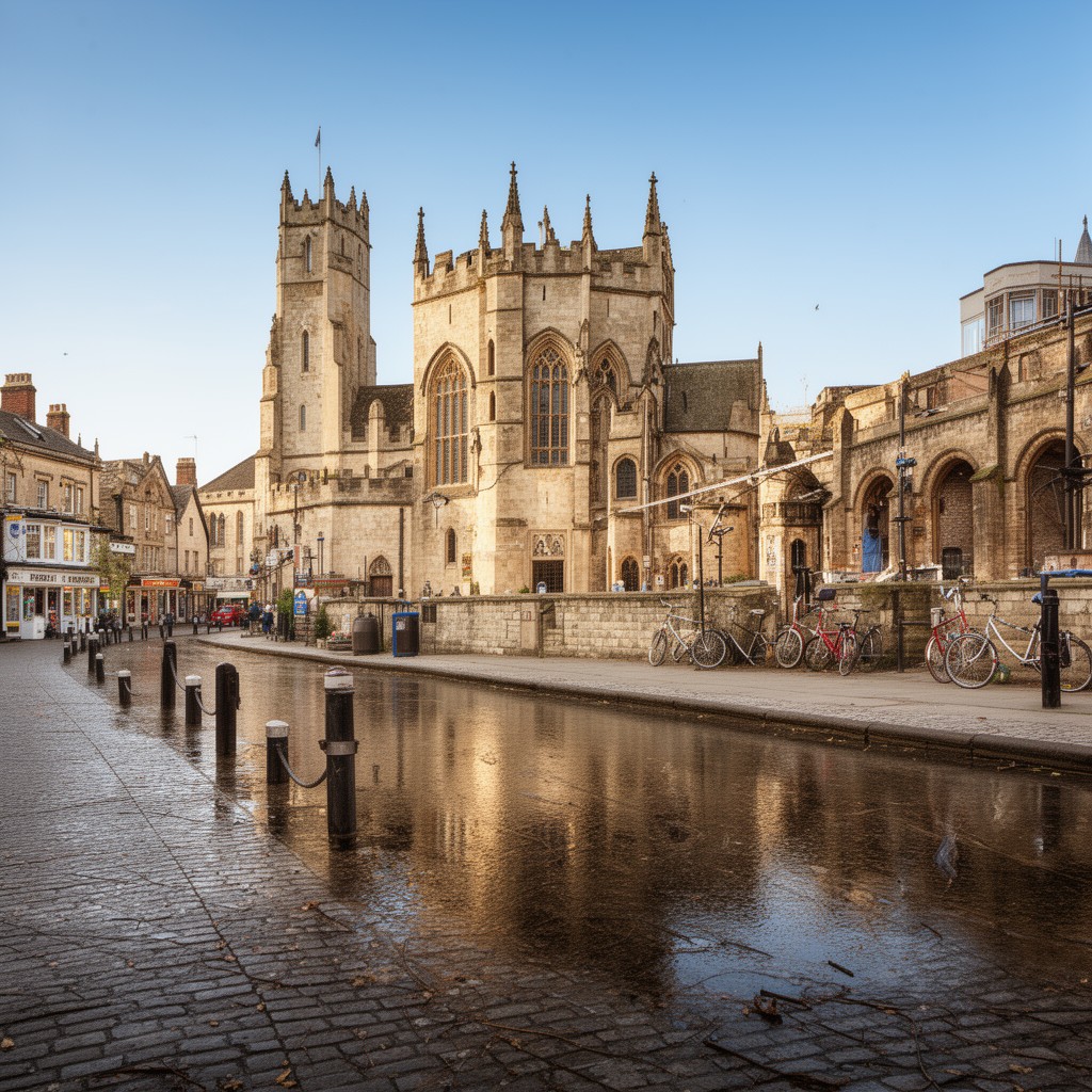 AI-generated illustration of Northampton