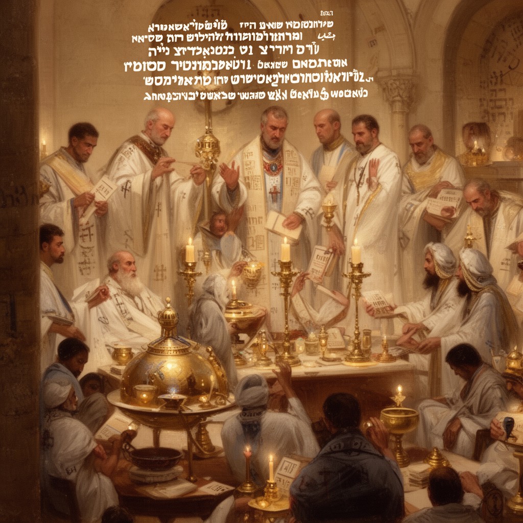 AI-generated illustration of Coptic Rite