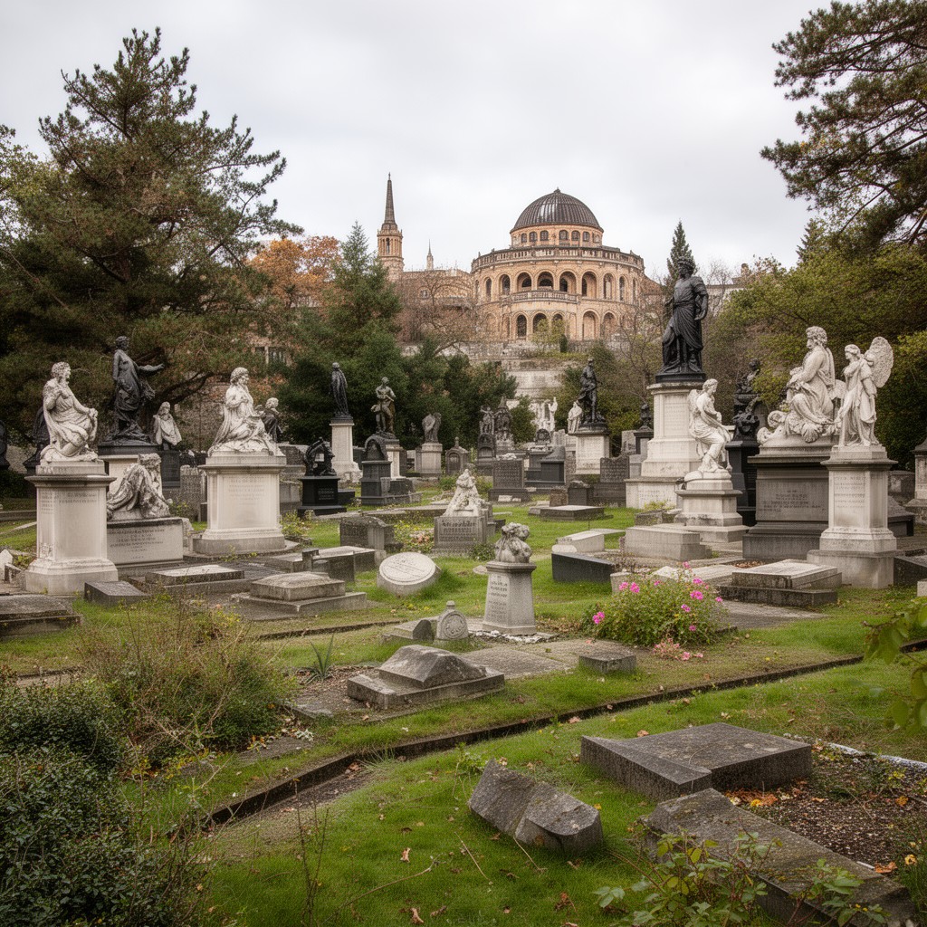AI-generated illustration of South Metropolitan Cemetery