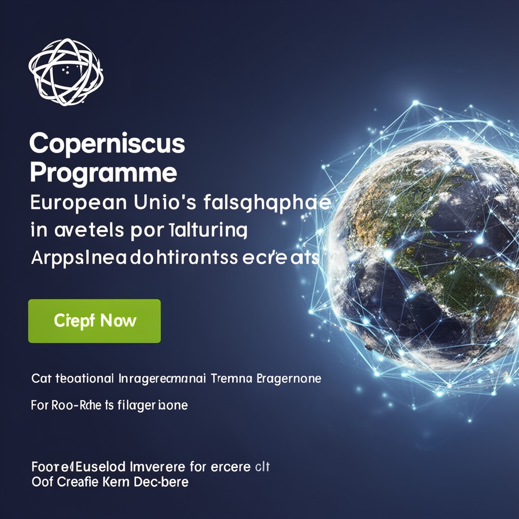 AI-generated illustration of Copernicus Programme