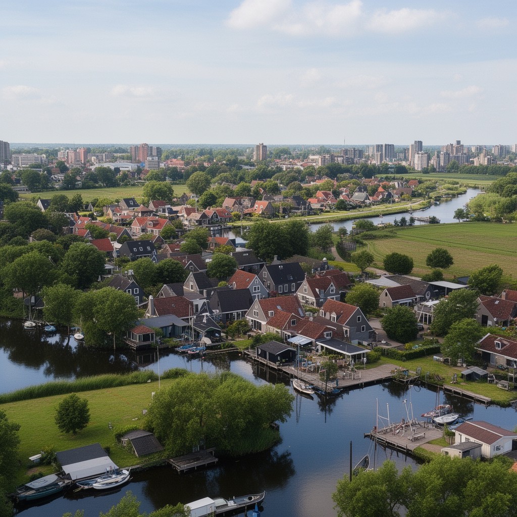 AI-generated illustration of Zwartewaal