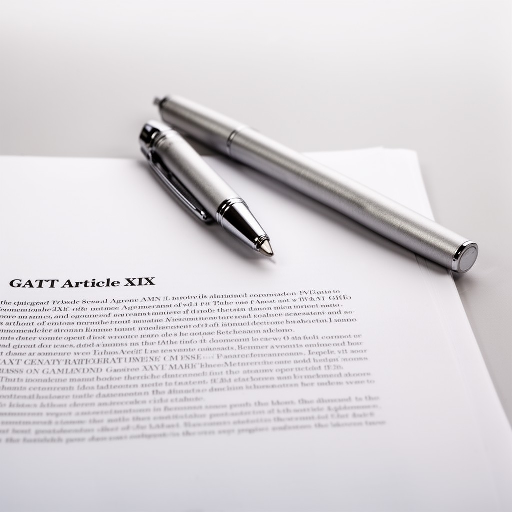 AI-generated illustration of GATT Article XIX