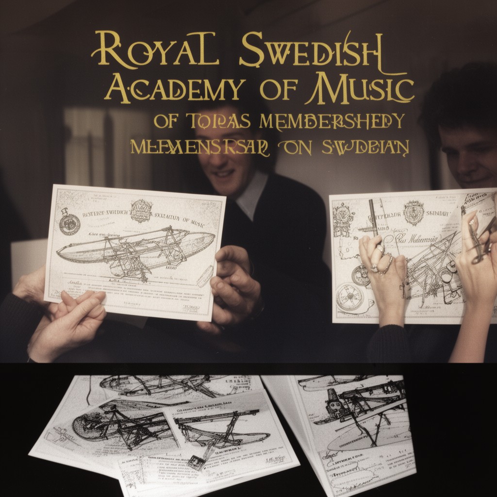 AI-generated illustration of Royal Swedish Academy of Music membership