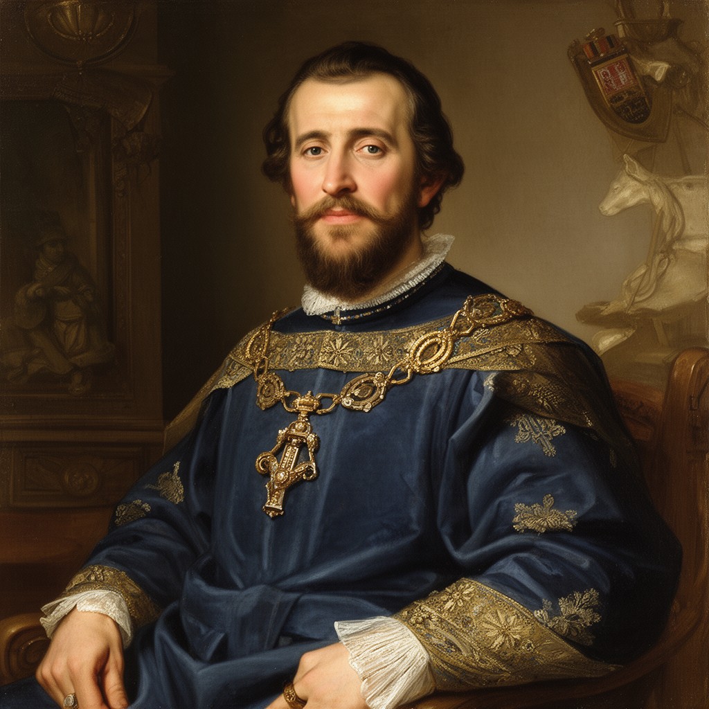 AI-generated illustration of Ferdinand I of Naples