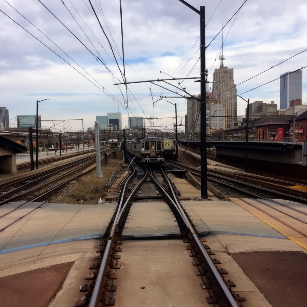 AI-generated illustration of North Central Service line