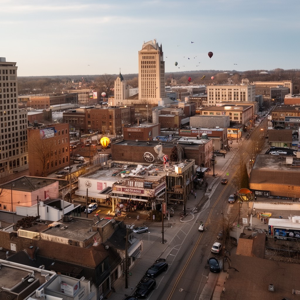 AI-generated illustration of L-Town