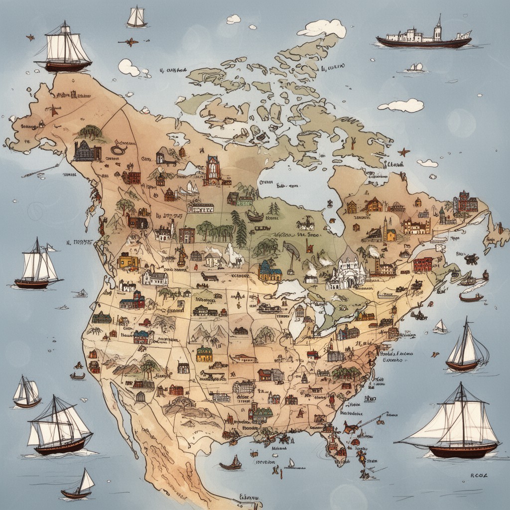 AI-generated illustration of Eastern Canada