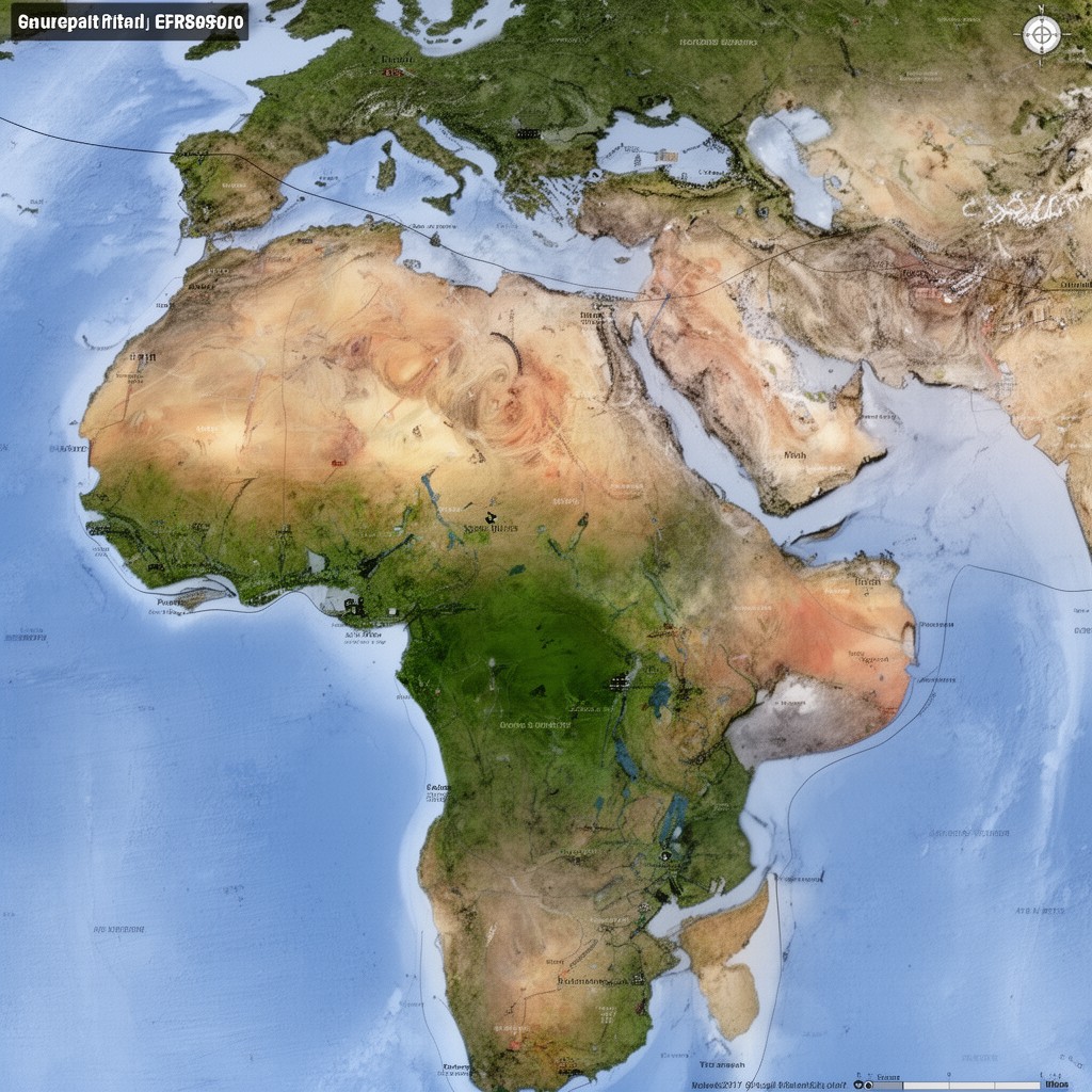 AI-generated illustration of Somali Plate