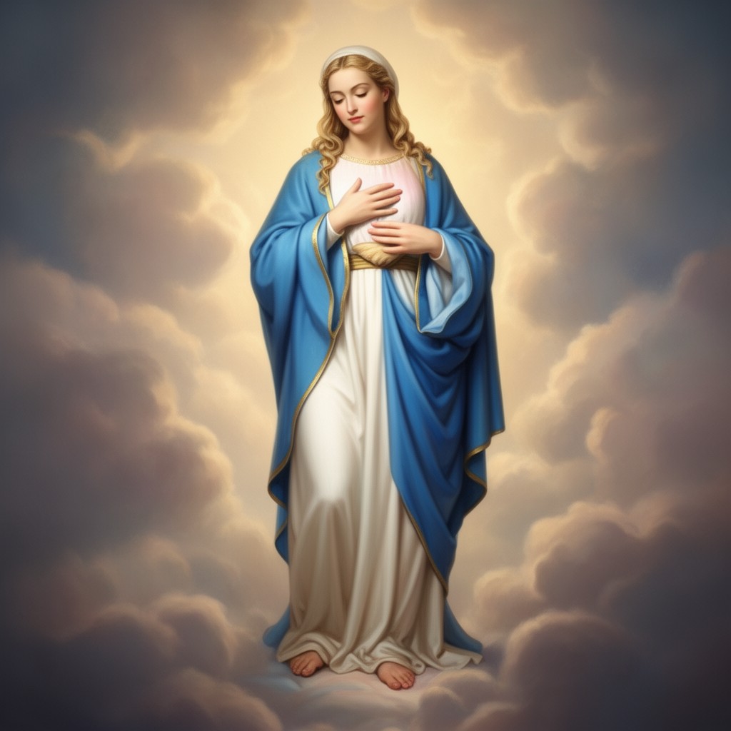 AI-generated illustration of Madonna