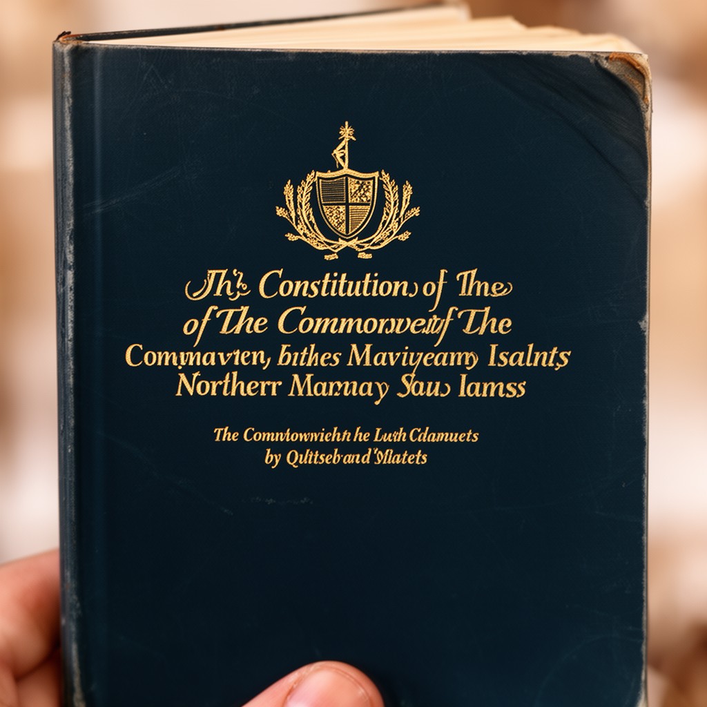 AI-generated illustration of Constitution of the Commonwealth of the Northern Mariana Islands