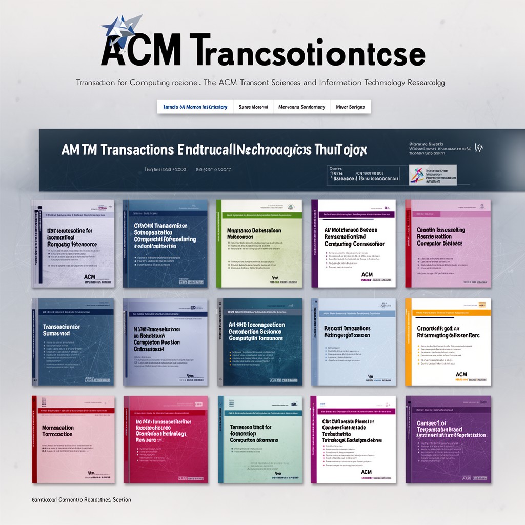 AI-generated illustration of ACM Transactions series