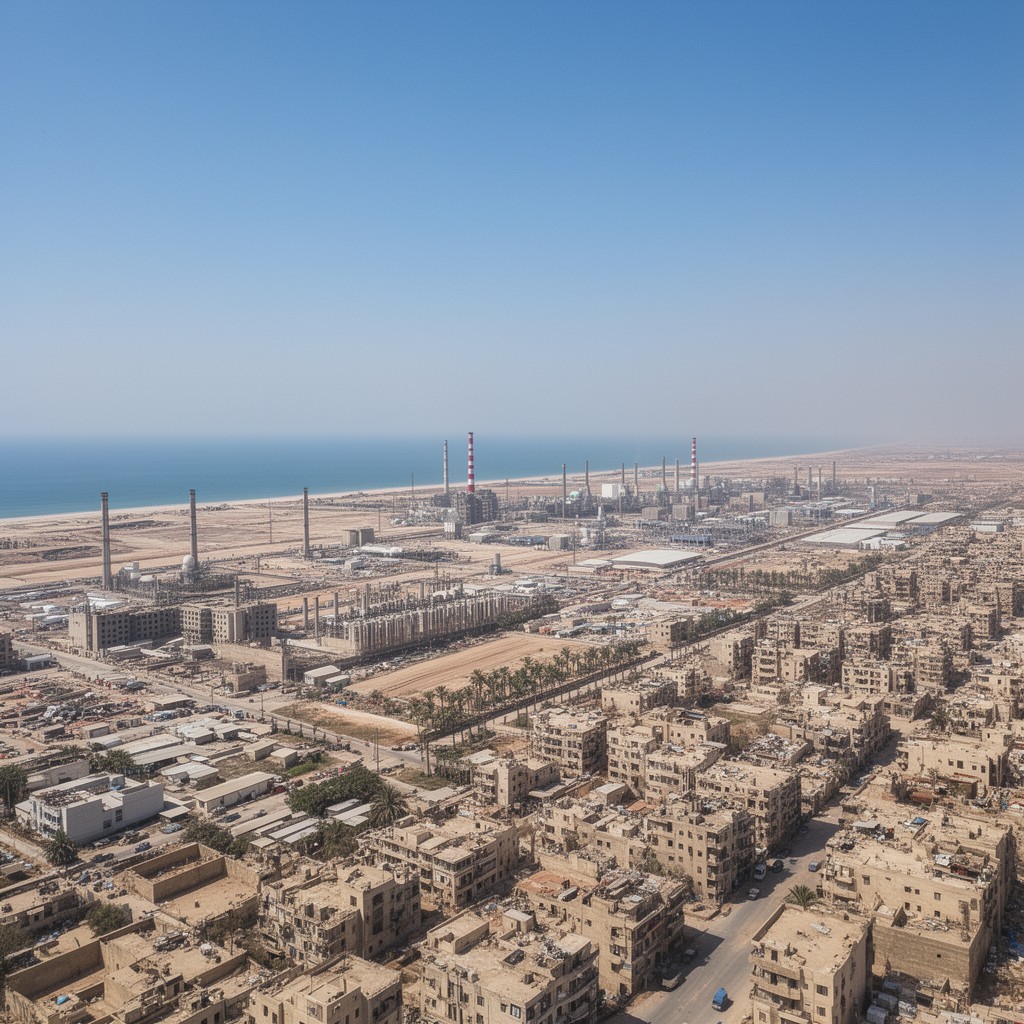 AI-generated illustration of Borg El Arab