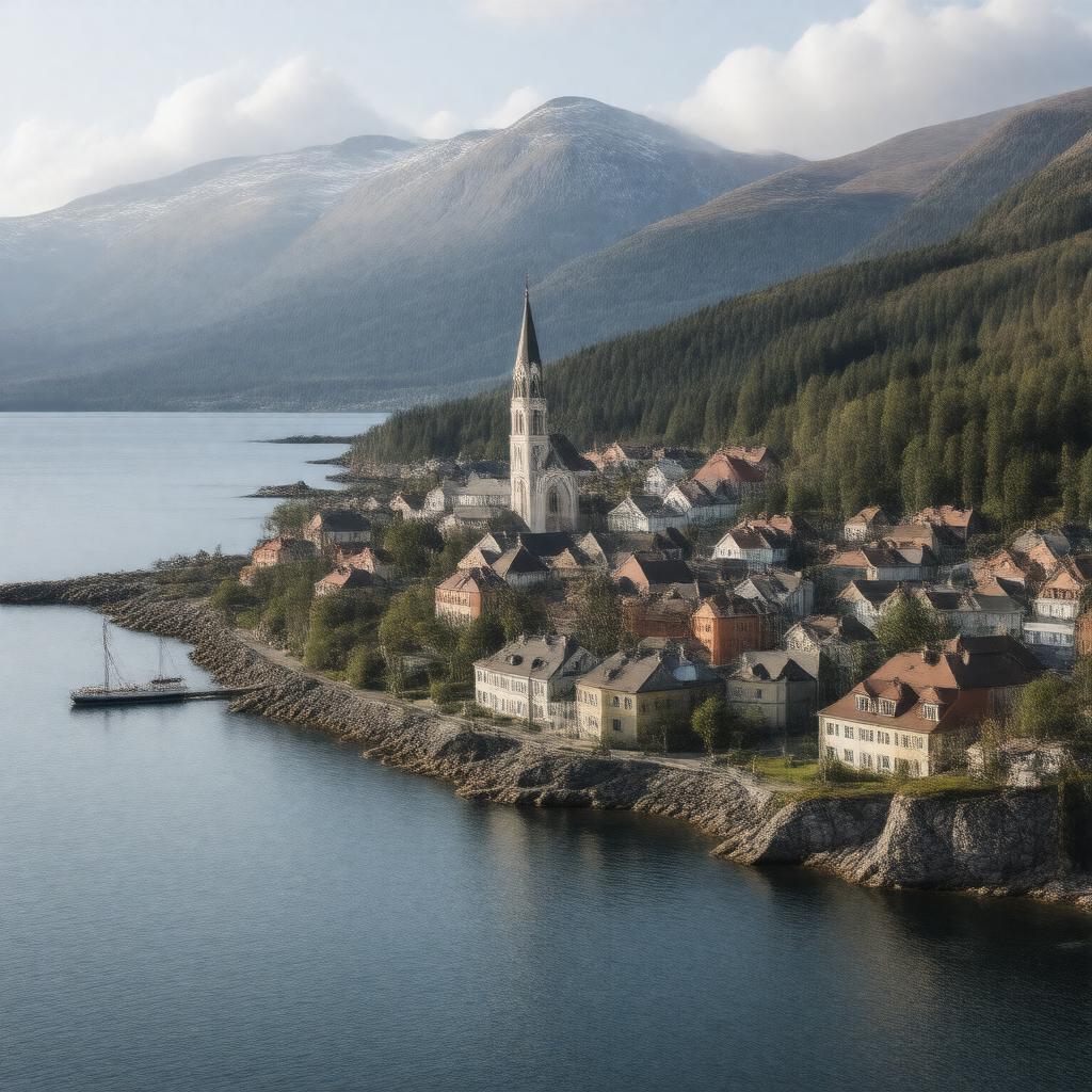 AI-created image of Ålesund