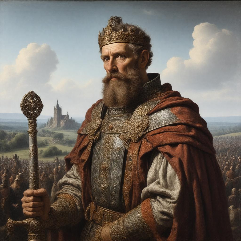 AI-created image of Æthelstan