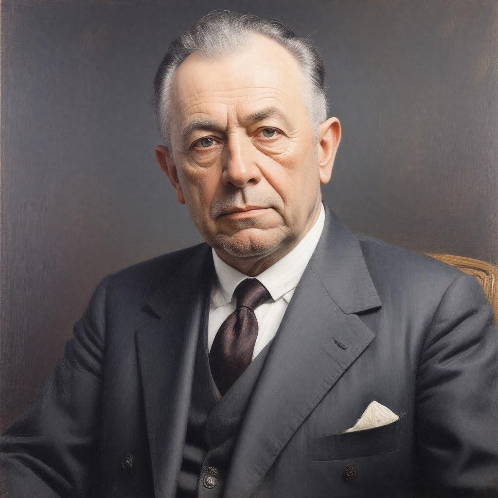 AI-created image of Édouard Herriot