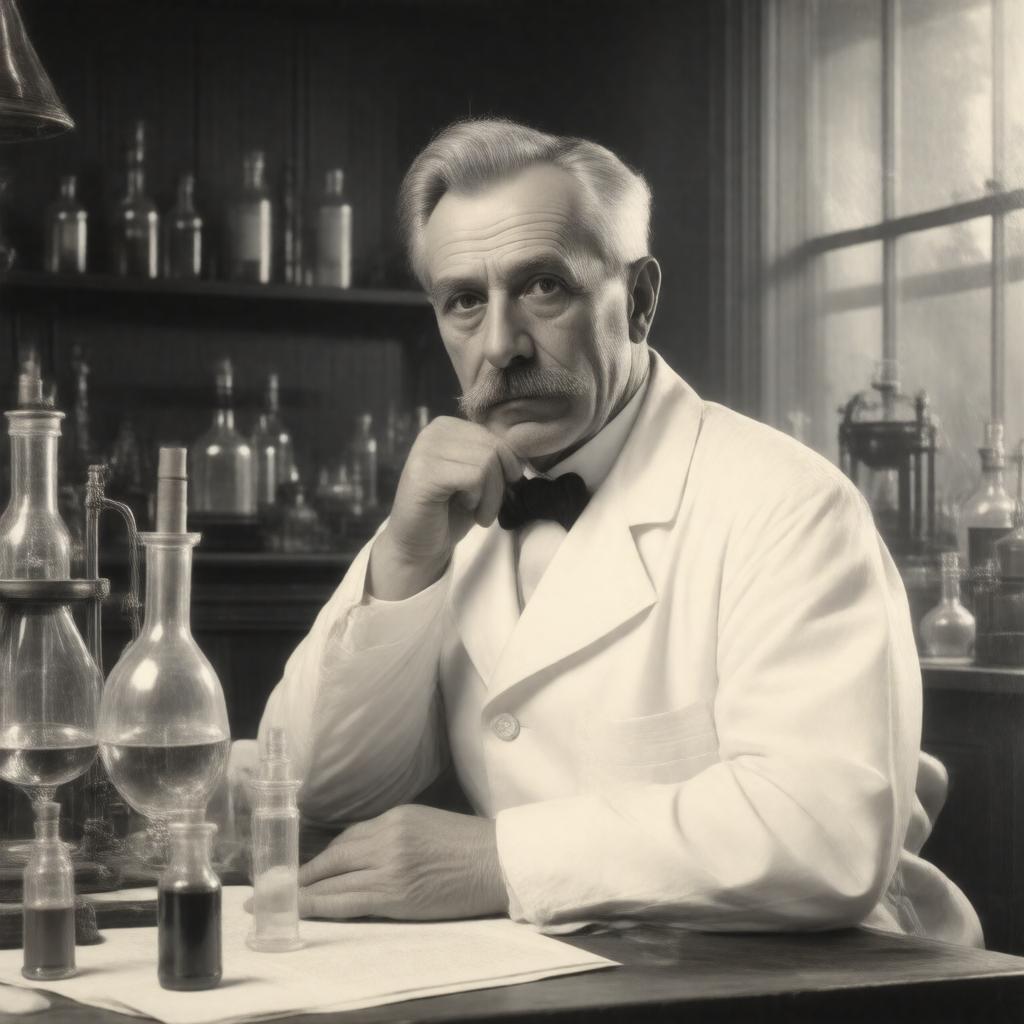 AI-created image of Émile Roux