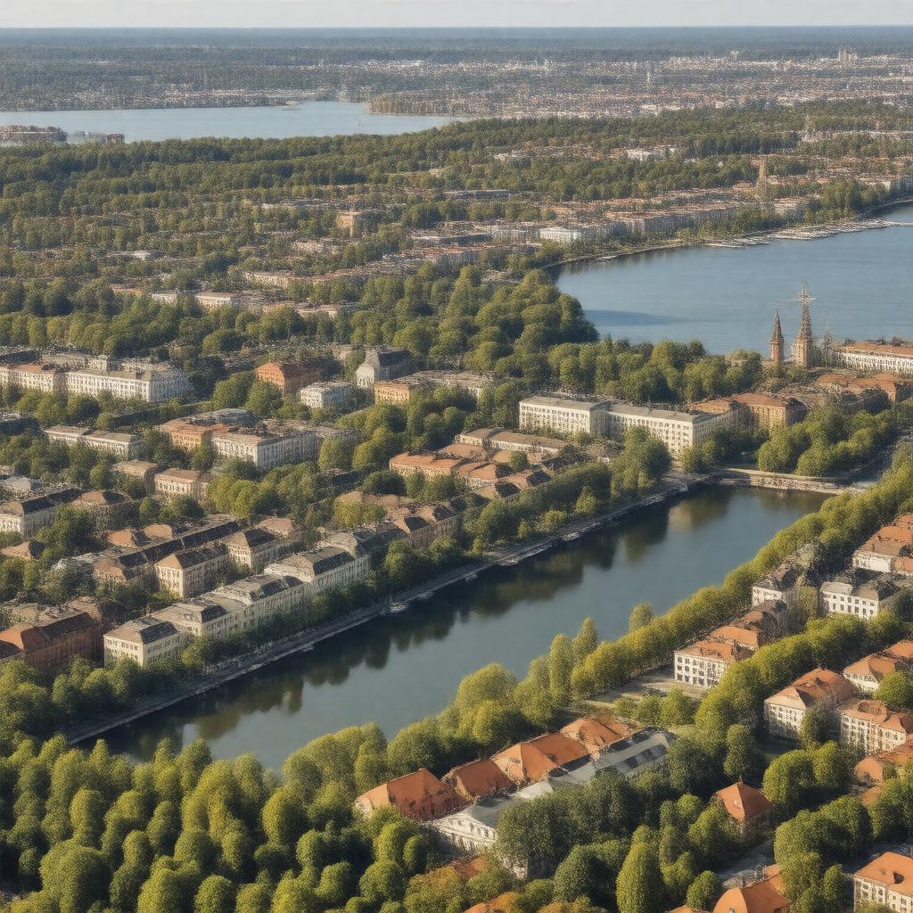 AI-created image of Östermalm borough