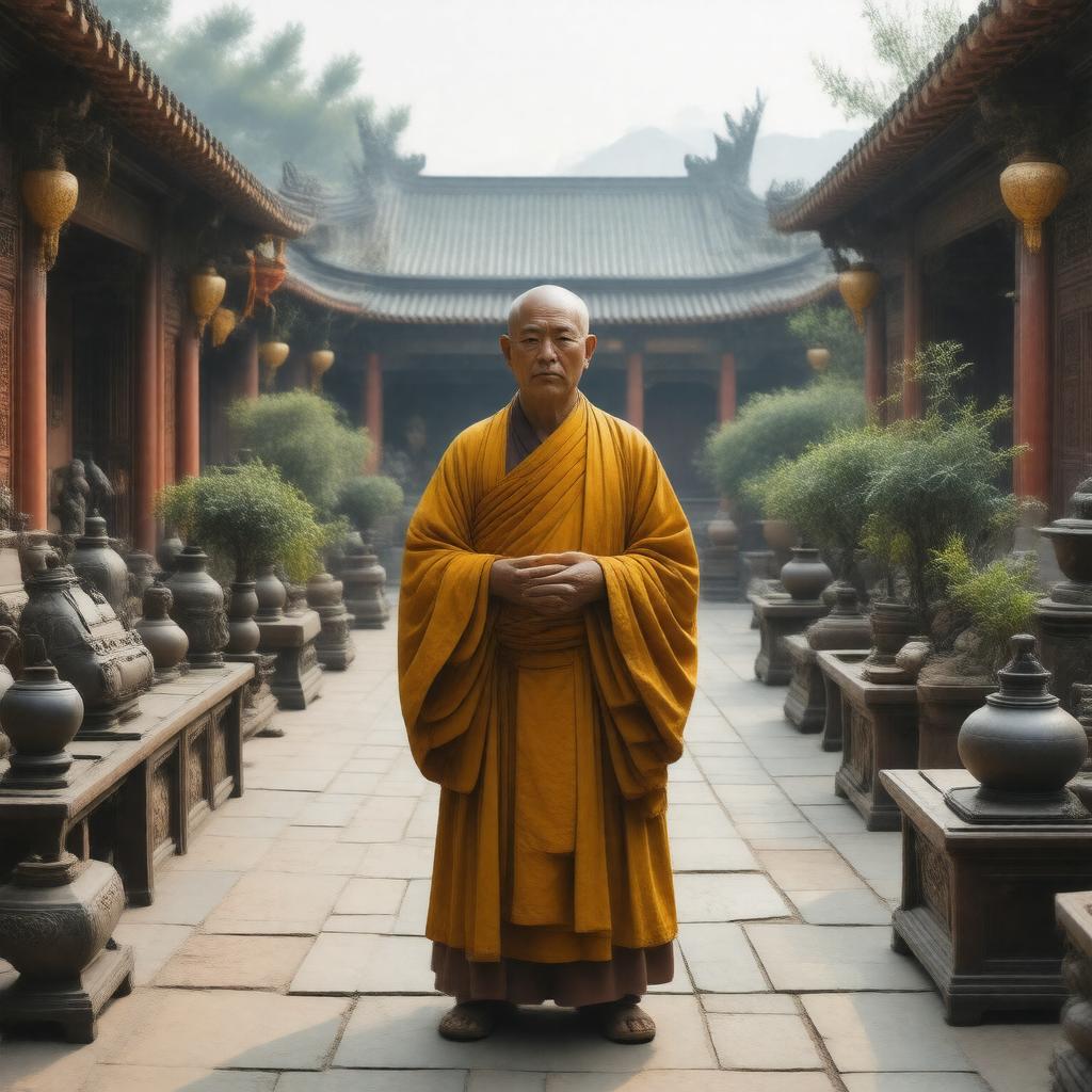 AI-created image of Śubhakarasiṃha