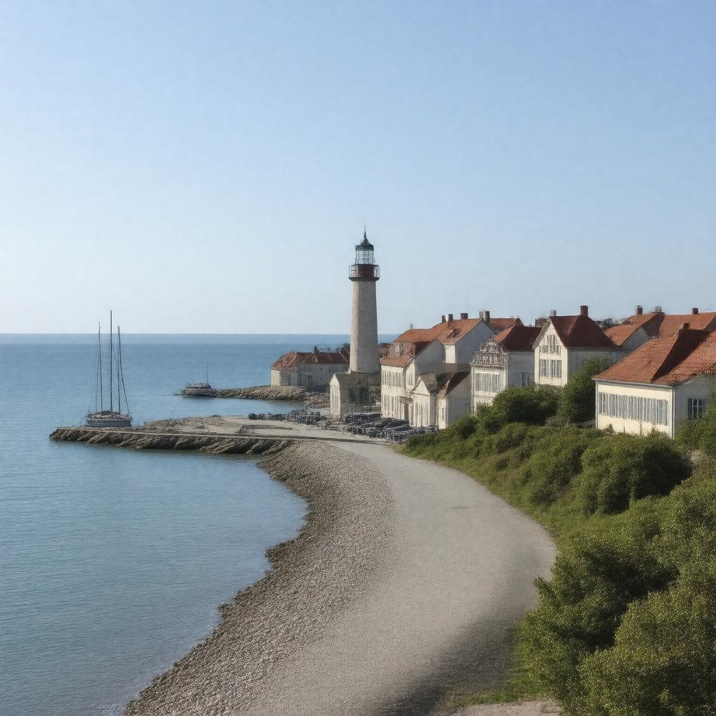 AI-created image of Świnoujście