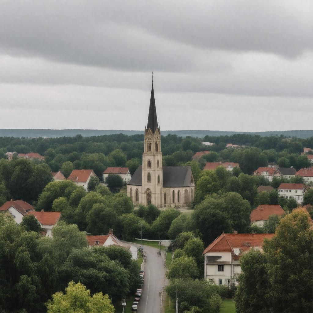 AI-created image of Želva, Lithuania