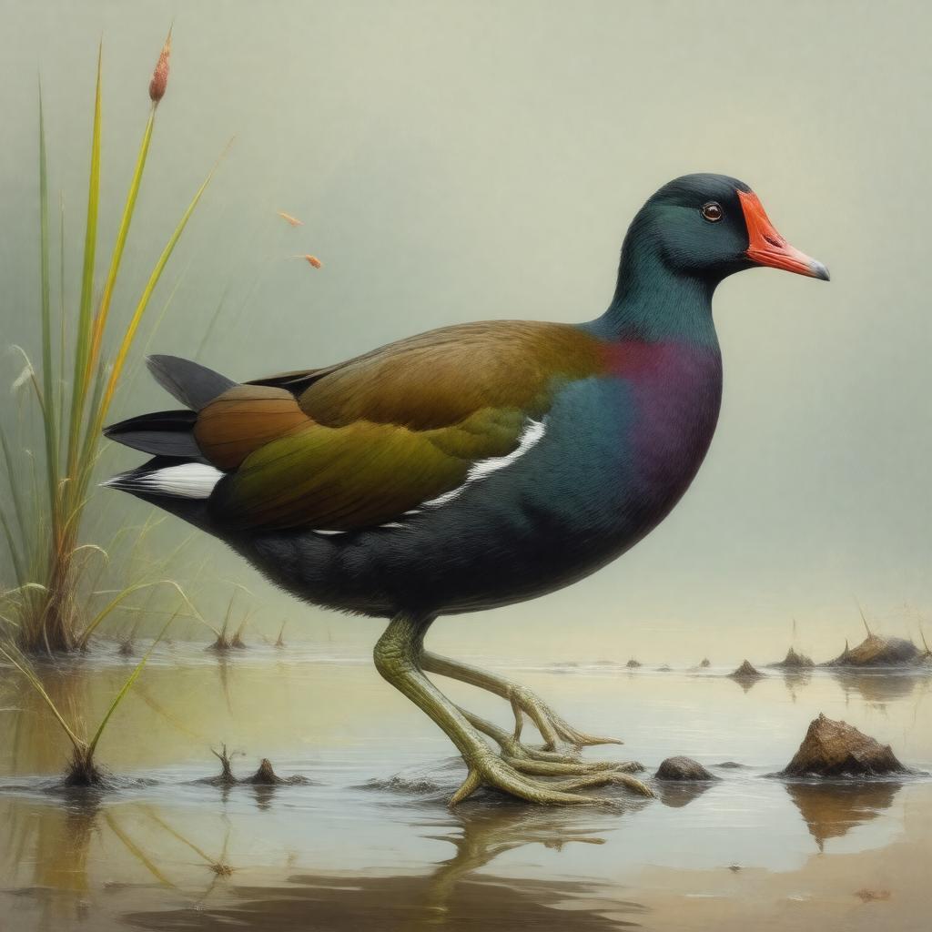 AI-created image of ʻālae