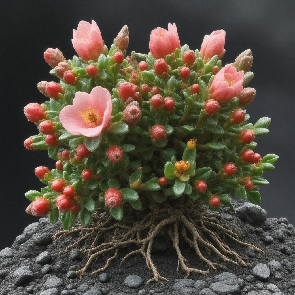 AI-created image of ʻōhelo