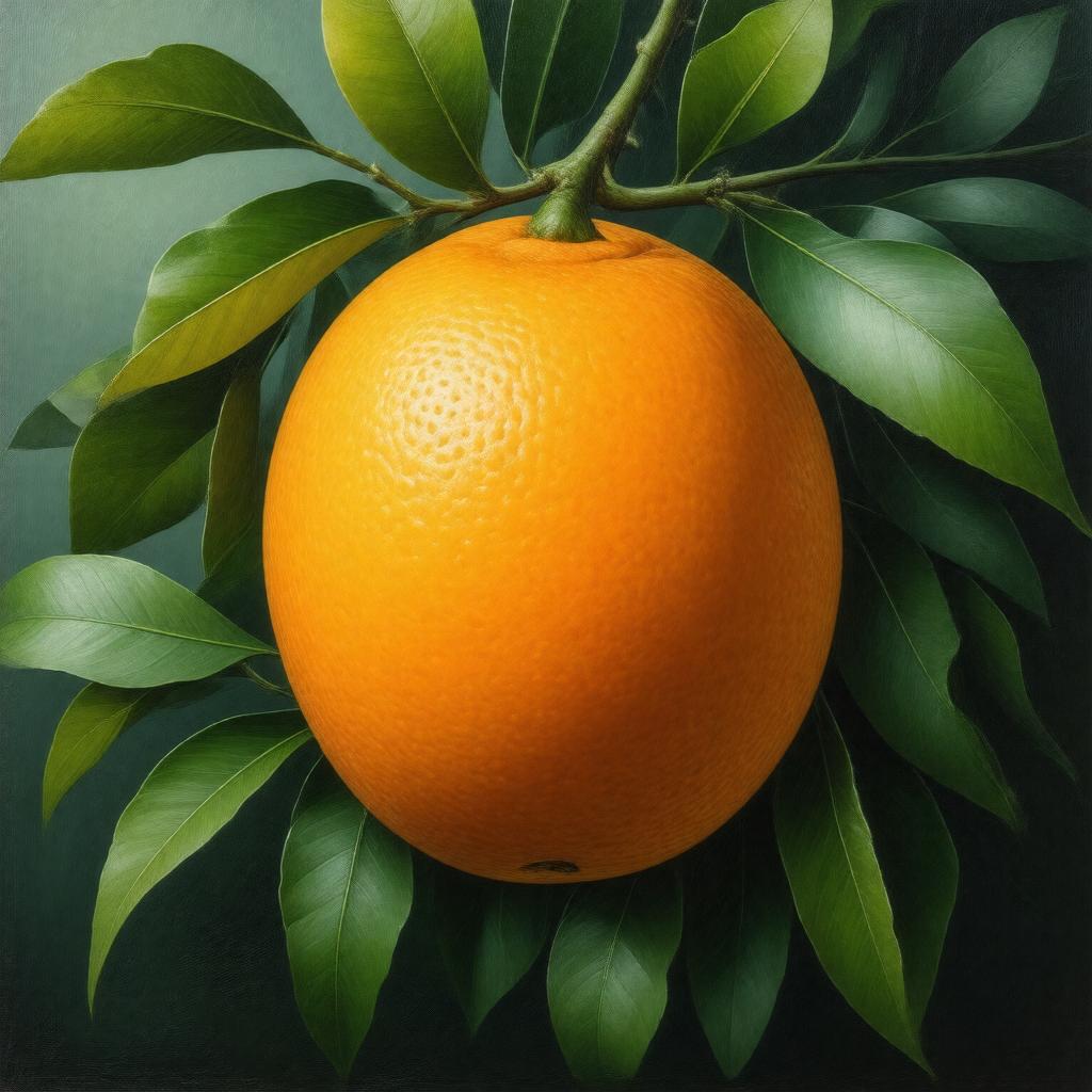 AI-created image of ʻalani (Hawaiian orange)