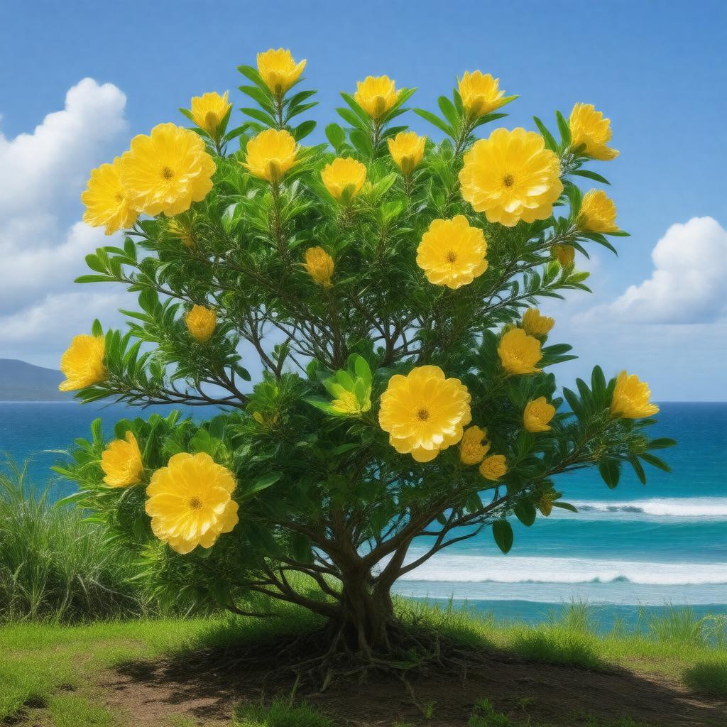 Click to view larger image AI-created image of ʻilima
