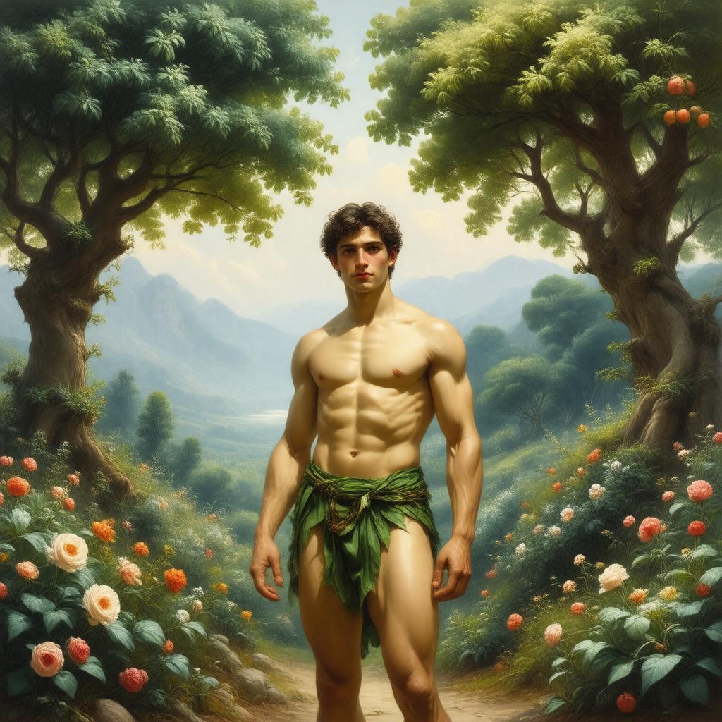 AI-created image of אָדָם